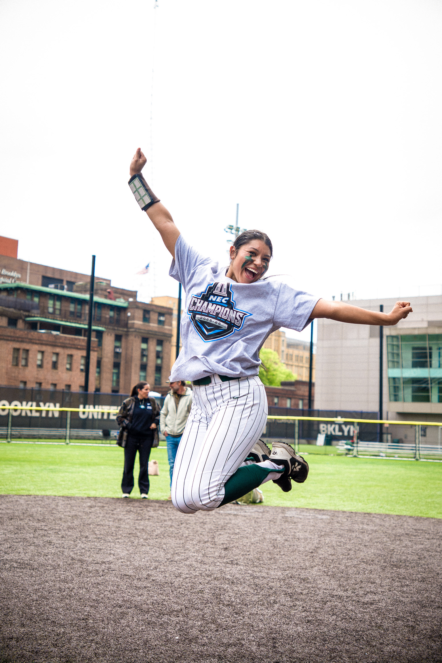 Geanice Morales NEC Championship celebration